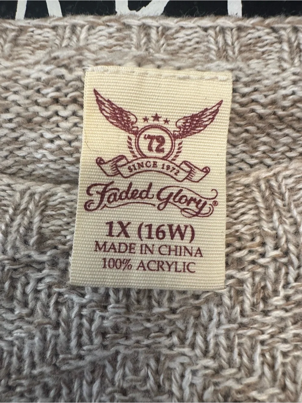 Faded Glory lightweight colorblock